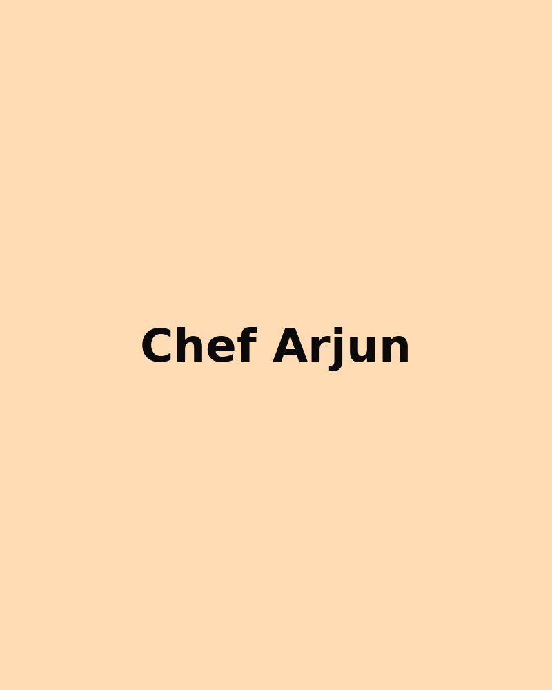 Chef Arjun